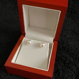 NWOT 14kt Pearl Earrings